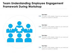Team understanding employee engagement framework during workshop