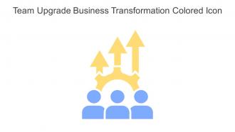 Team Upgrade Business Transformation Colored Icon In Powerpoint Pptx Png And Editable Eps Format