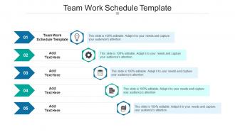 Team Work Schedule Template In Powerpoint And Google Slides Cpb
