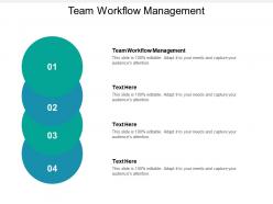 Team workflow management ppt powerpoint presentation styles rules cpb