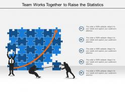 Team works together to raise the statistics