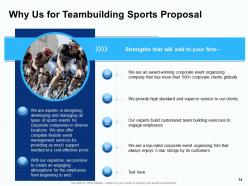 Teambuilding sports proposal powerpoint presentation slides
