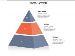 Teams growth ppt powerpoint presentation ideas show cpb