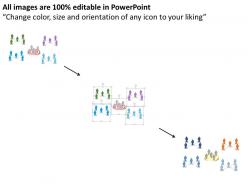 Teams in networks for target achievement powerpoint templates