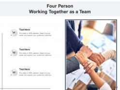Teams Working Together Project Employee Team Person