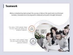 Teamwork agile framework ppt powerpoint presentation infographic template