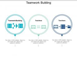 Teamwork building ppt powerpoint presentation summary information cpb