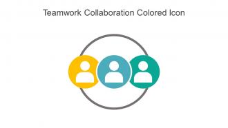 Teamwork Collaboration Colored Icon In Powerpoint Pptx Png And Editable Eps Format