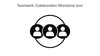 Teamwork Collaboration Monotone Icon In Powerpoint Pptx Png And Editable Eps Format