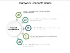 Teamwork concepts issues ppt powerpoint presentation inspiration microsoft cpb