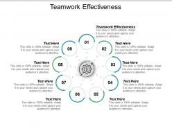 Teamwork effectiveness ppt powerpoint presentation ideas design ideas cpb