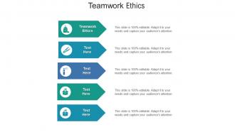 Teamwork ethics ppt powerpoint presentation portfolio icon cpb