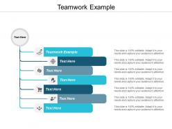 Teamwork example ppt powerpoint presentation gallery graphics example cpb