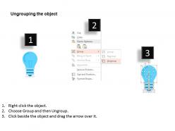 Teamwork for idea implementation flat powerpoint design