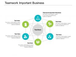Teamwork important business ppt powerpoint presentation file example file cpb