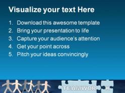 Teamwork success powerpoint templates and powerpoint backgrounds 0511