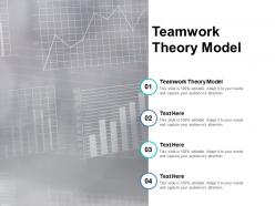 Teamwork theory model ppt powerpoint presentation layouts smartart cpb