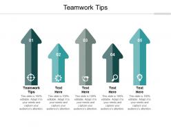 Teamwork tips ppt powerpoint presentation infographic template pictures cpb