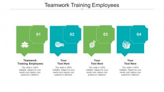 Teamwork training employees ppt powerpoint presentation layouts format cpb