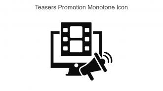 Teasers Promotion Monotone Icon In Powerpoint Pptx Png And Editable Eps Format