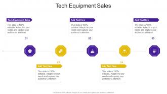 Tech Equipment Sales In Powerpoint And Google Slides Cpb