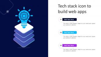 Tech Stack Icon To Build Web Apps