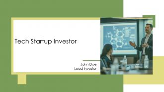 Tech Startup Investor PPT Designs AT