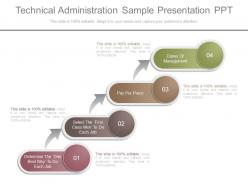 Technical administration sample presentation ppt