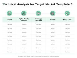 Technical Analysis For Target Market Brand Ppt Powerpoint Presentation Professional
