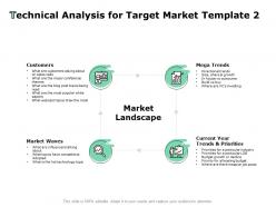 Technical analysis for target market customers ppt powerpoint presentation file images