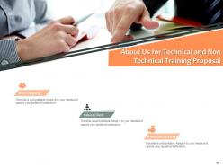 Technical and non technical training proposal powerpoint presentation slides