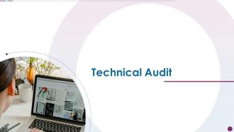 Technical Audit Procedure To Perform Digital Marketing Audit Ppt Slides Professional