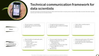 Technical Communication Framework For Data Scientists