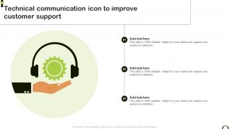 Technical Communication Icon To Improve Customer Support