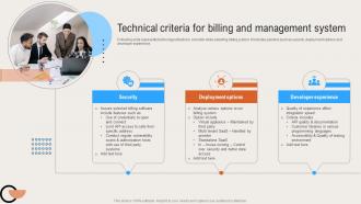 Technical Criteria For Billing And Management System Deploying Digital Invoicing System
