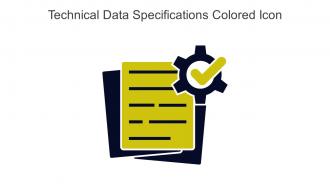 Technical Data Specifications Colored Icon In Powerpoint Pptx Png And Editable Eps Format