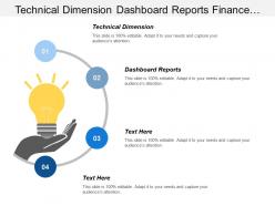 Technical dimension dashboard reports finance accounting safety training