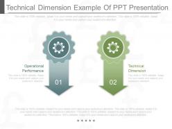Technical dimension example of ppt presentation