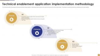 Technical Enablement Application Implementation Methodology