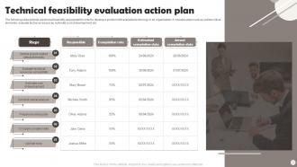 Technical Feasibility Evaluation Action Plan