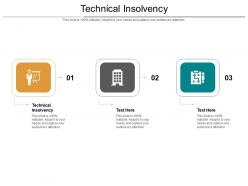Technical insolvency ppt powerpoint presentation slides graphic tips cpb
