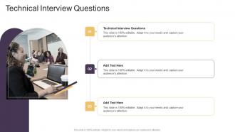 Technical Interview Questions In Powerpoint And Google Slides Cpb