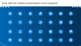 Technical Maintenance Service Proposal powerpoint presentation slides Good Content Ready