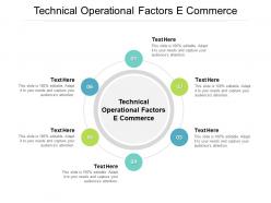 Technical operational factors e commerce ppt powerpoint presentation file shapes cpb