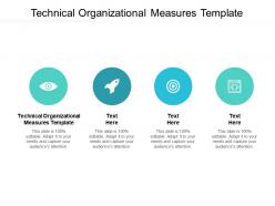 Technical organizational measures template ppt powerpoint presentation professional graphics template cpb