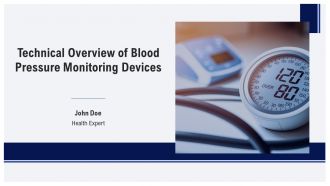 Technical Overview Of Blood Pressure Monitoring Devices PPT Graphics AT