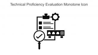 Technical Proficiency Evaluation Monotone Icon In Powerpoint Pptx Png And Editable Eps Format