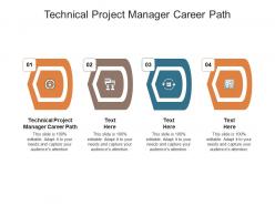 Technical project manager career path ppt powerpoint presentation outline smartart cpb