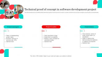 Technical Proof Of Concept In Software Development Project