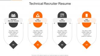 Technical Recruiter Resume In Powerpoint And Google Slides Cpb
